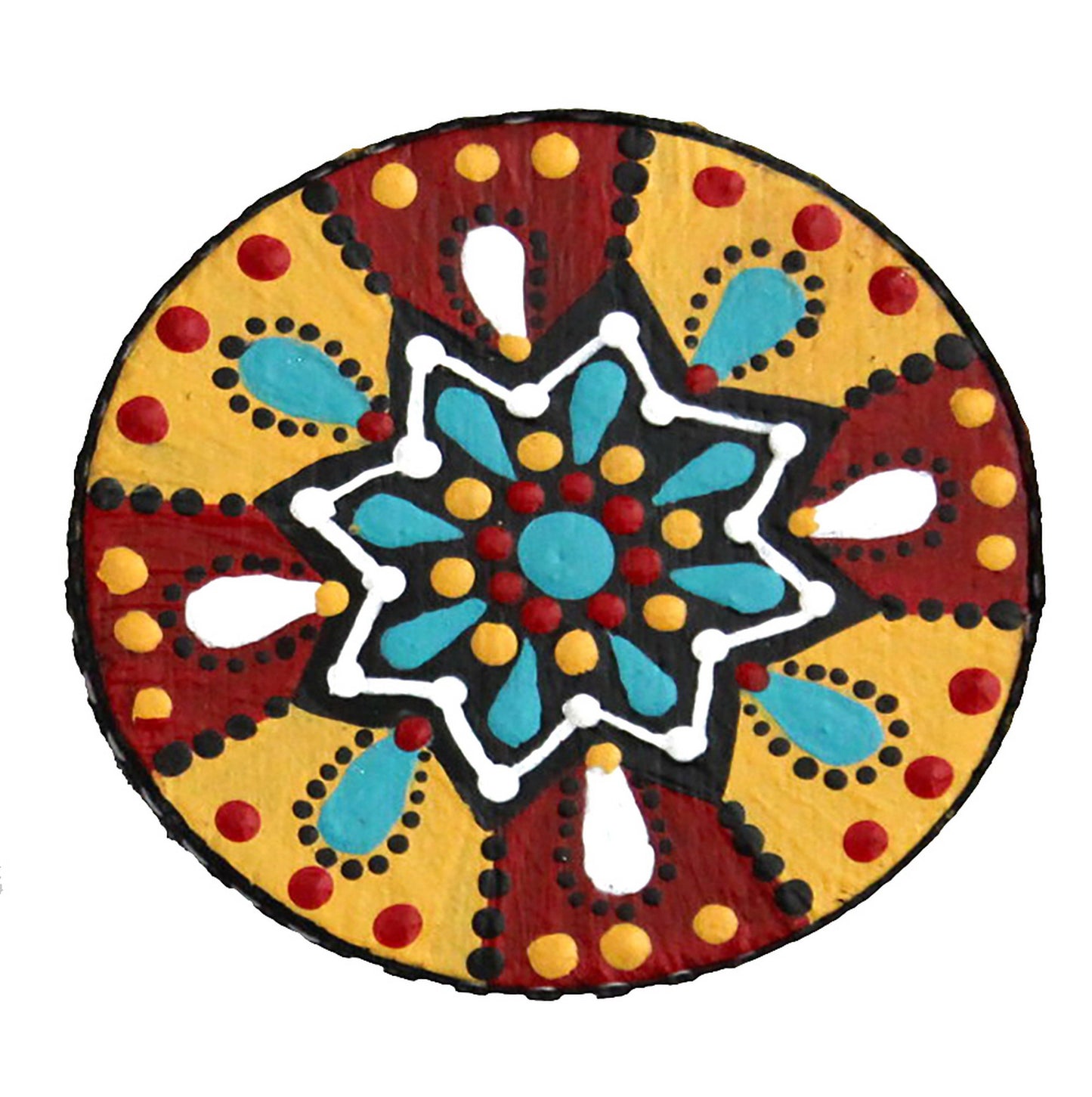 Round Mandala Fridge Magnets - Options available