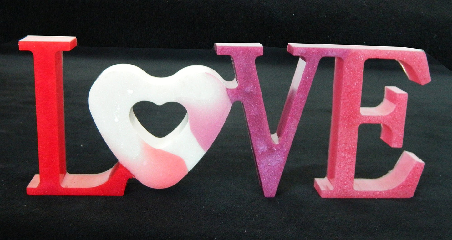 Resin LOVE Decoration