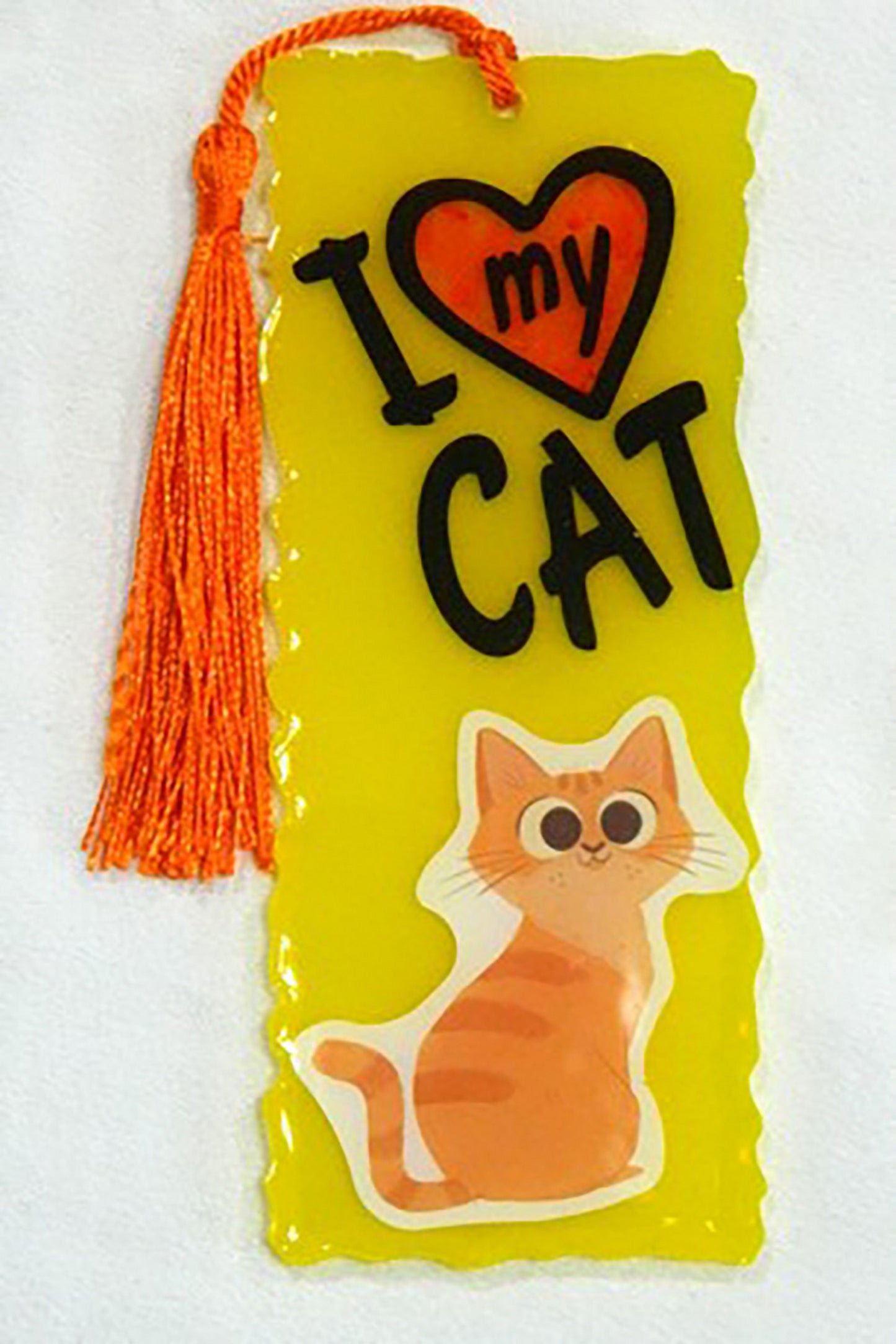 Pet Cat Resin Bookmarks